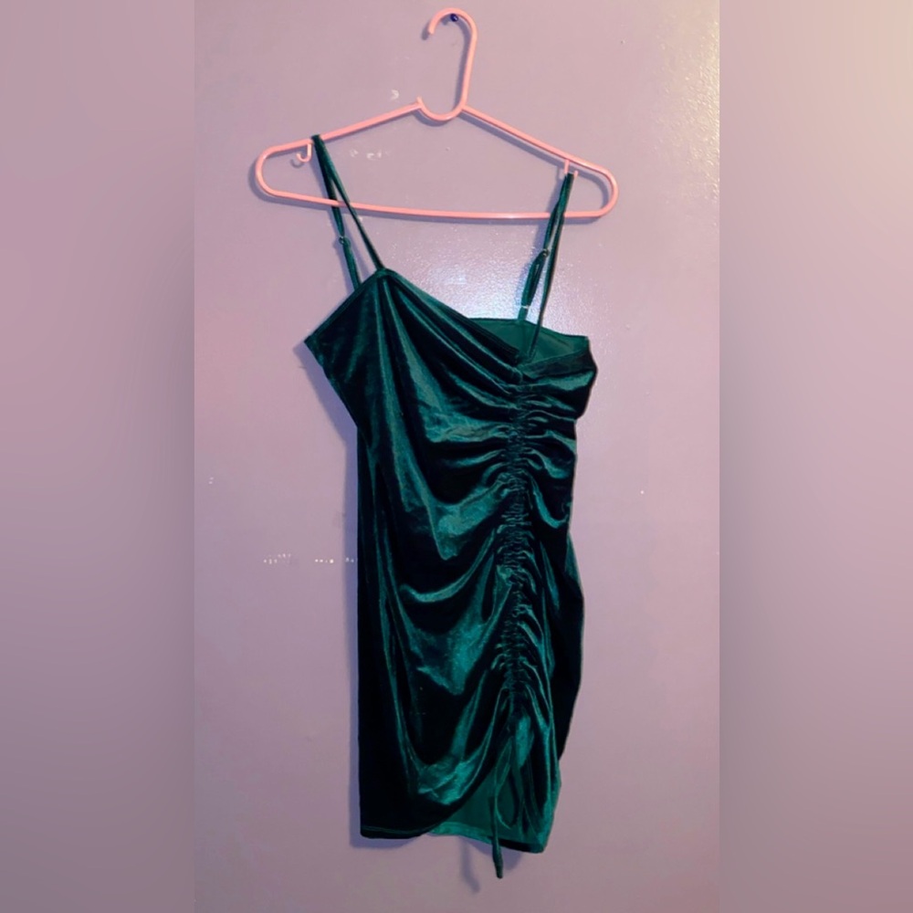 Women’s Green Asymmetrical Dress
